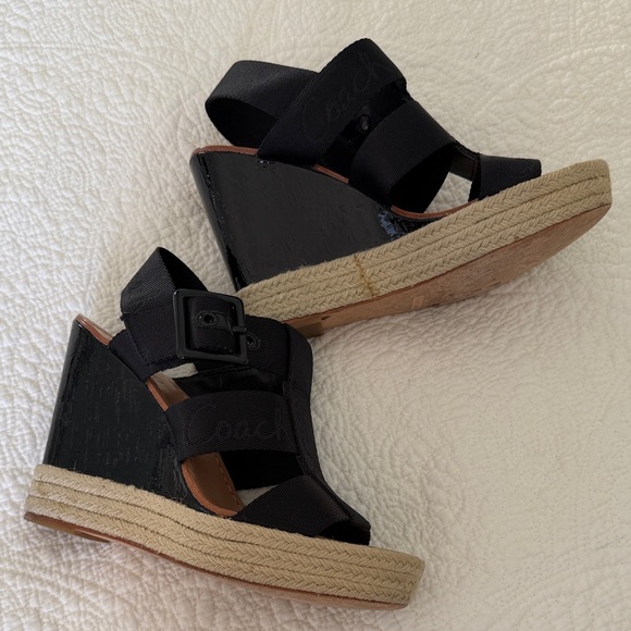 COACH Women's Black Sandals - Picture 10 of 11